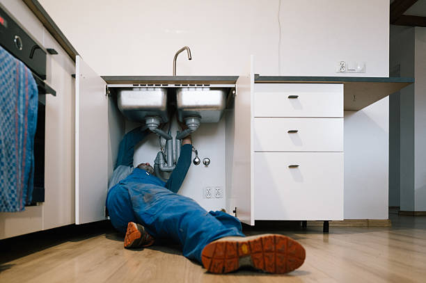 Professional Drain Cleaning technician working in Batesville, IN